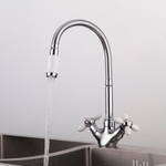 Смеситель для кухни 1/2 кер R43127-7 FRUD п/гайку, без подводки, Белый
