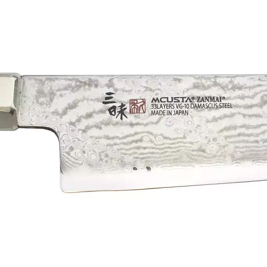 Нож кухонный Zanmai Hybrid Splash Chef 180 мм. HZ2-3004DS