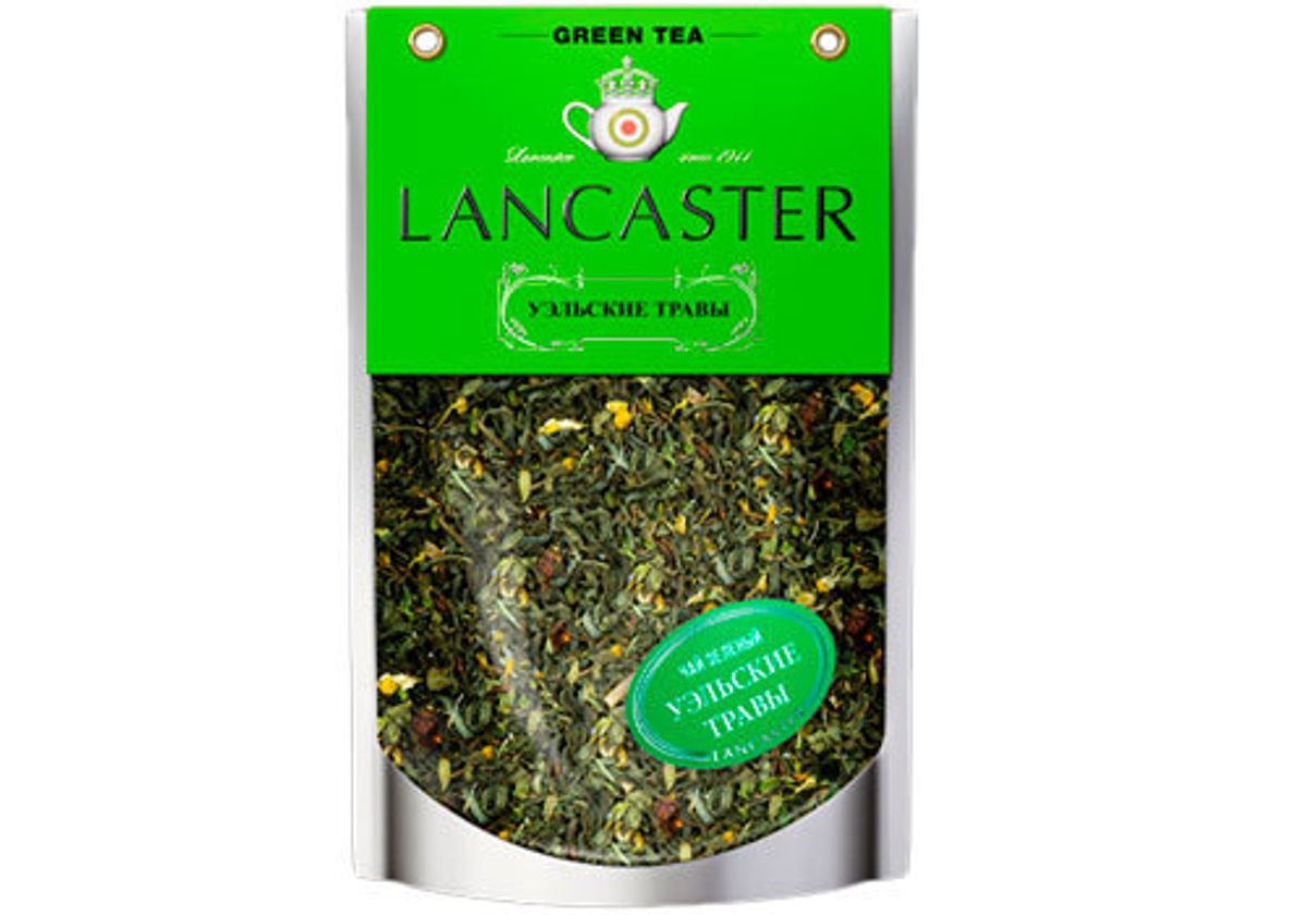 Зеленый китайский чай с уэльскими травами Lancaster, 100г
