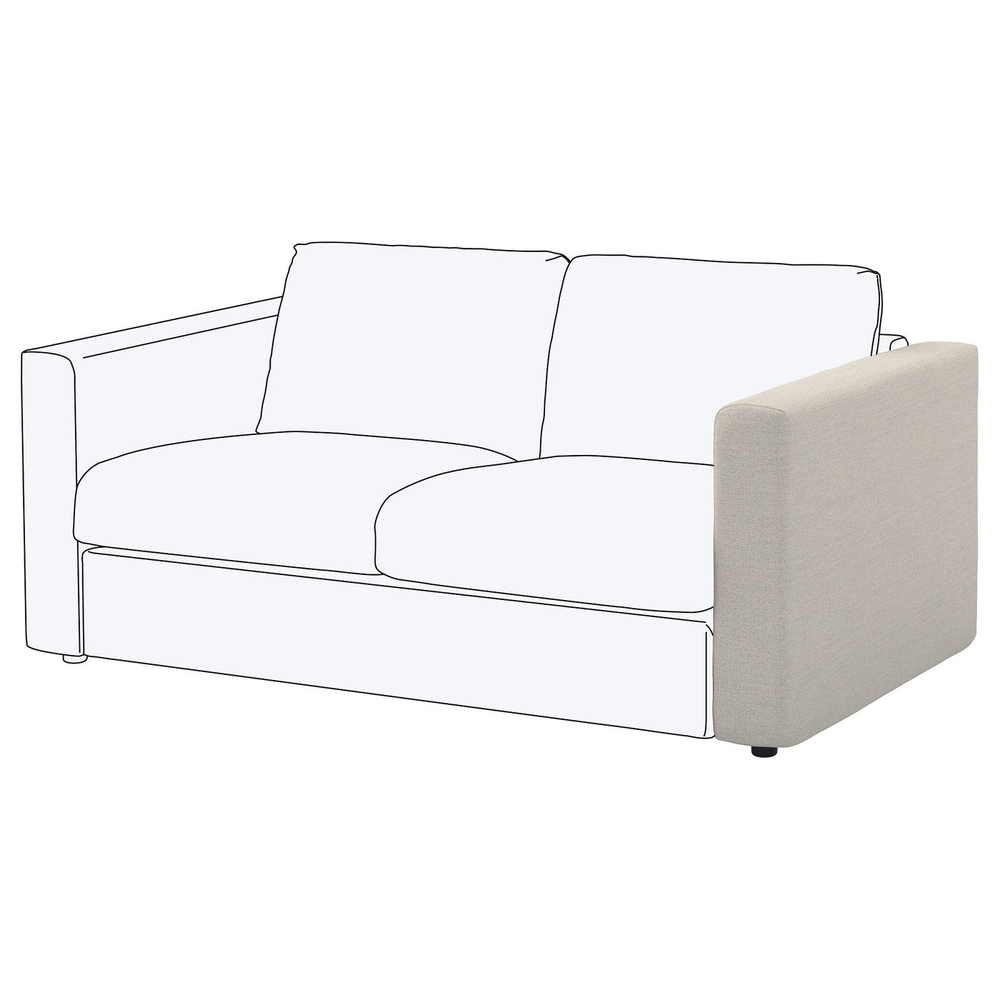 IKEA VIMLE  (ИКЕА ВИМЛЕ)  -  Чехол на подлокотник - Gunnared бежевый