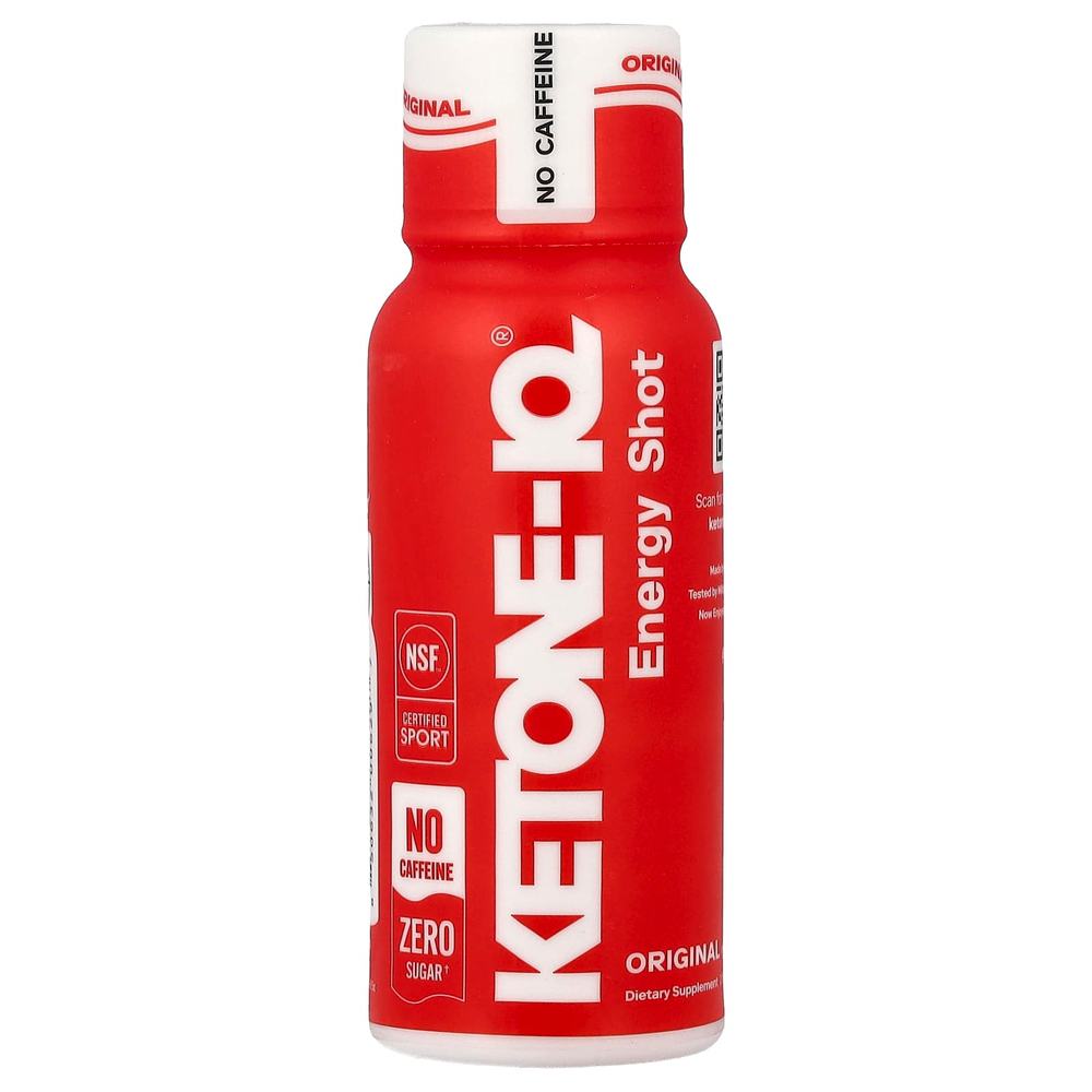 Ketone-IQ, Energy Shot, оригинальный, без кофеина, 6 флаконов по 59 мл (2 жидк. унции)