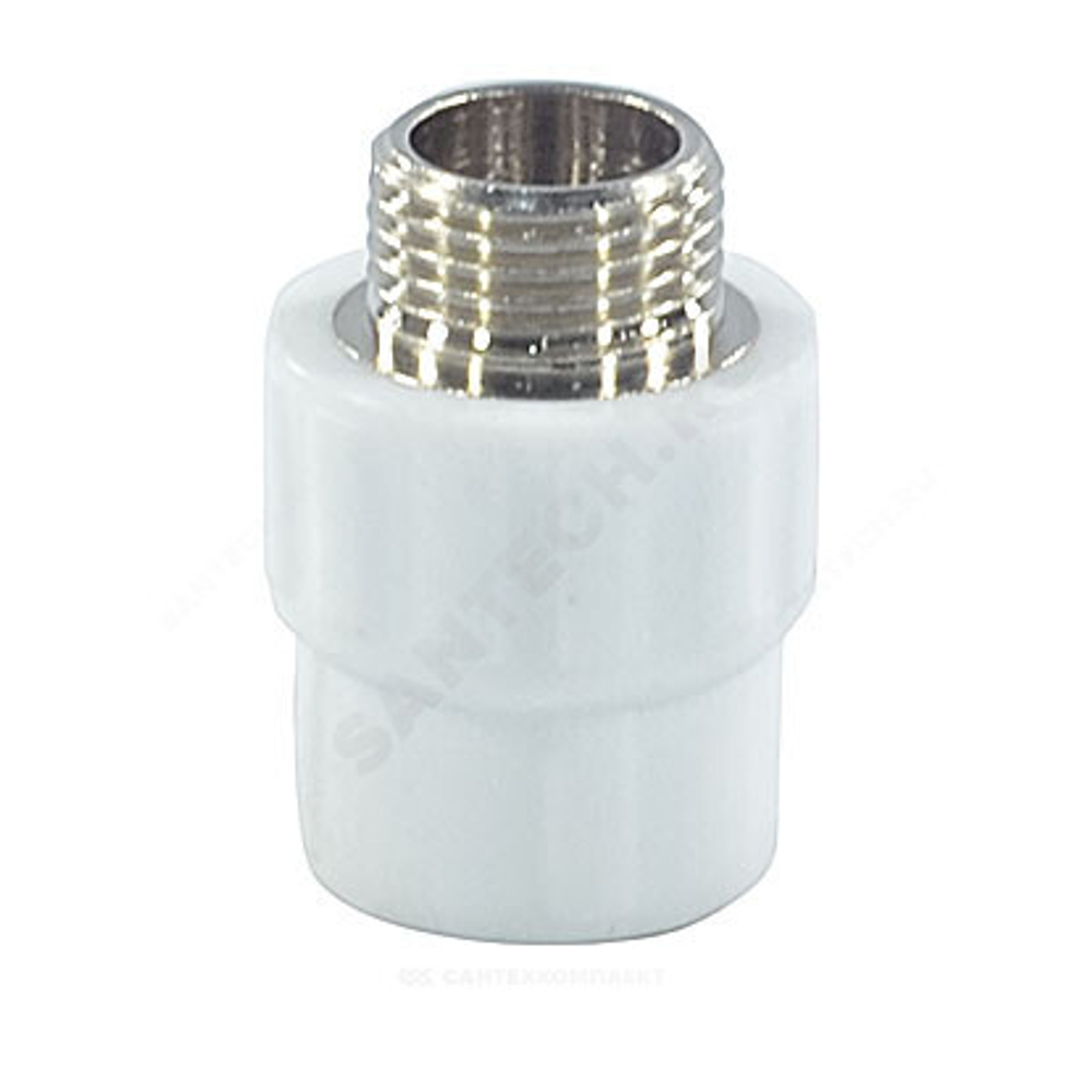 Муфта PP-R комбинированная белая Дн 32х3/4" НР PRO VALFEX 10130132-PRO