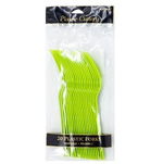 Вилка пласт Kiwi Green 20шт