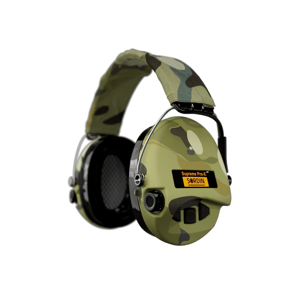 Наушники активные MSA Sordin Supreme Pro-X LED Camo (камуфляж/камуфляжная ткань)