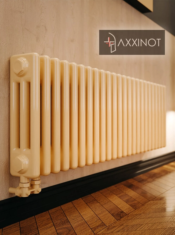 Axxinot Sentir 3040 - трехтрубный трубчатый радиатор высотой 400 мм, нижнее подключение
