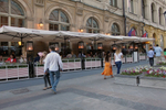 Зонт профессиональный Napoli Standard, антрацит, слоновая кость
