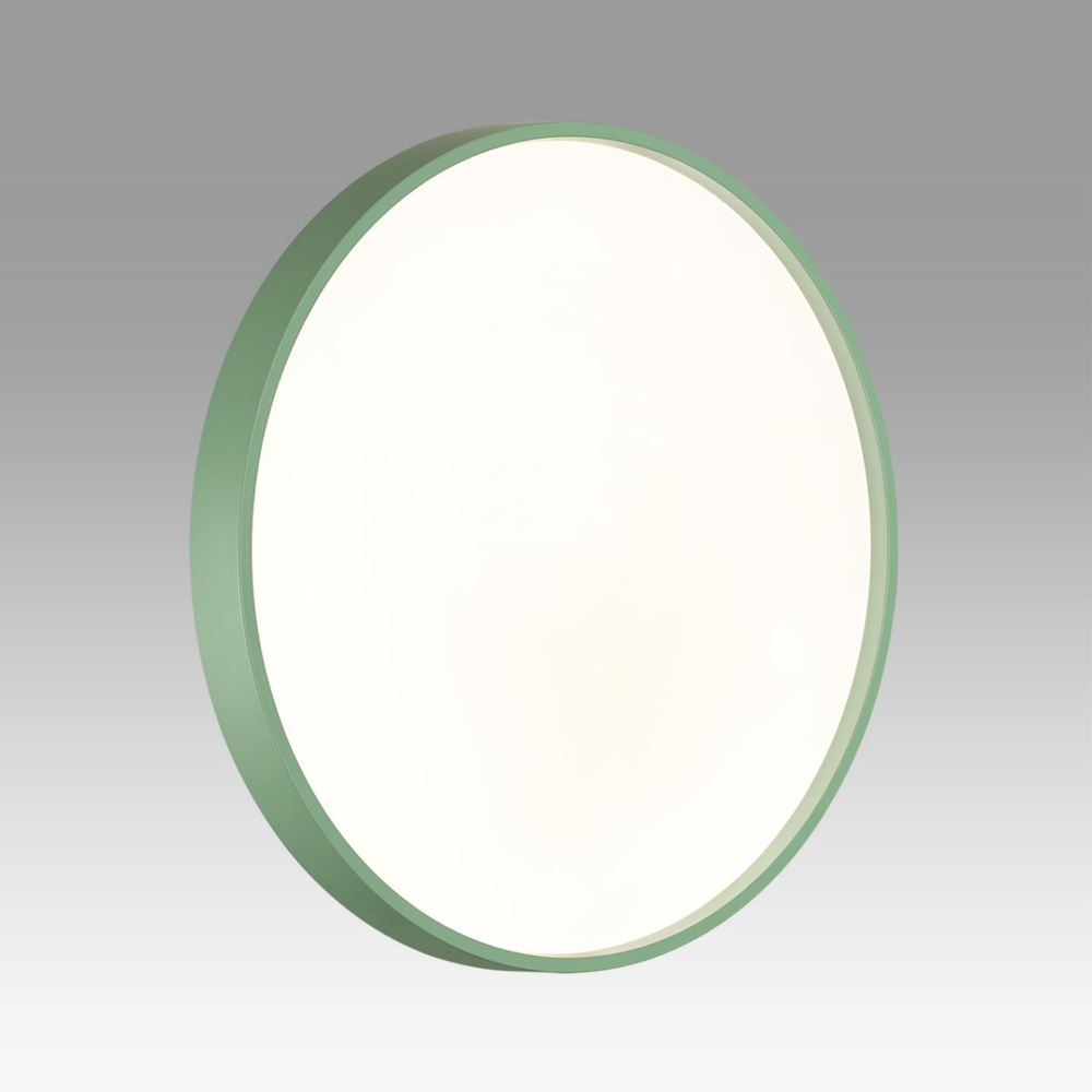 7743/EL COLOR SN 127 Светильник светодиодный потолочный пластик/белый/зеленый LED 70Вт 3000-6000К D480 IP43 пульт ДУ MAVIC