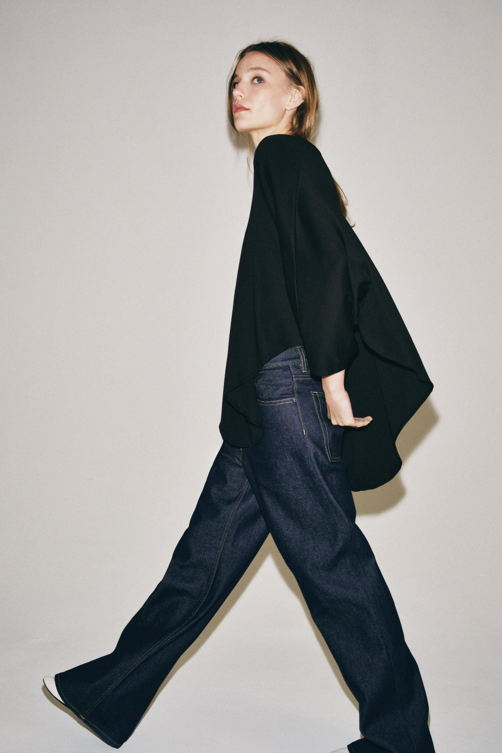 ФУТБОЛКА-НАКИДКА ИЗ ХЛОПКА SUPIMA® — ZARA
