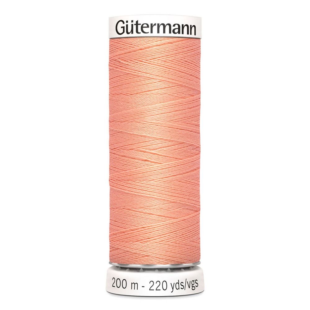 Нитки универсальные Gutermann Sew-all 100 (200 метров), 5 кат. | 586 спелый персик