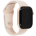 Apple Watch Series 12, 42 мм, алюминий светло-золотистого цвета, ремешок Sport Band песочного цвета