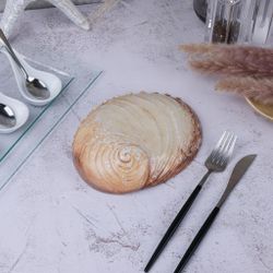Салатник 365 мл 19*14,5 см h5 см для закусок Pearl Ammonite Shell Frutti di Mare P.L. [1]