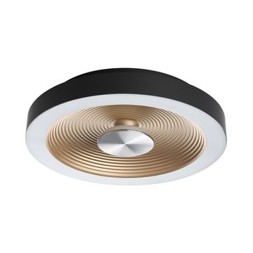 Потолочный светильник LED 18W 4000K 7753/18L чёрный Quantum Sonex