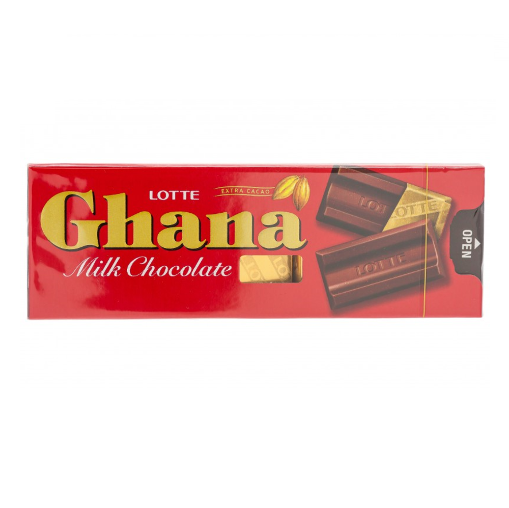 Шоколад CHANA молочный 10шт, Lotte, 40гр