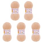Пряжа Alize (Ализе) Cotton Gold / уп.5 мот. по 100 г, 330м, 964 абрикосовый крем