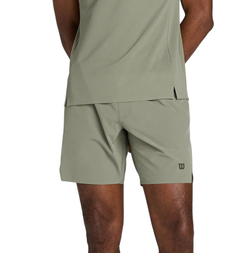 Мужские теннисные шорты Wilson Tournament Short 7" Unlined - vetiver