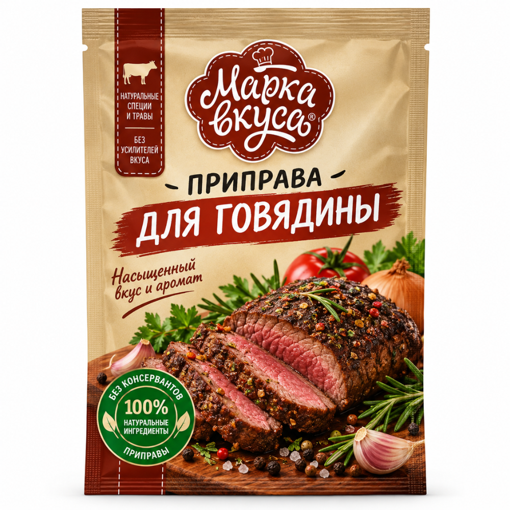 Приправа для говядины Марка Вкуса 15 гр