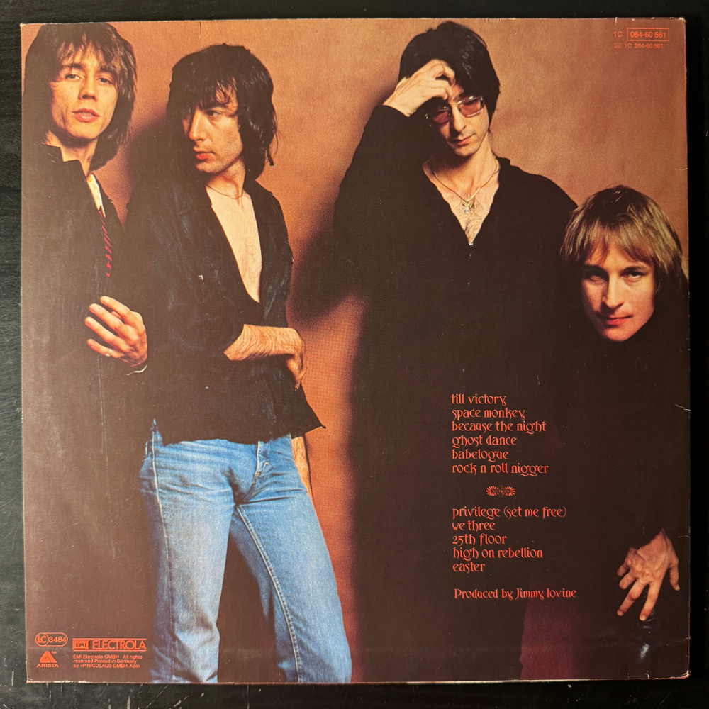 Patti Smith Group – Easter (Германия 1978г.) Т