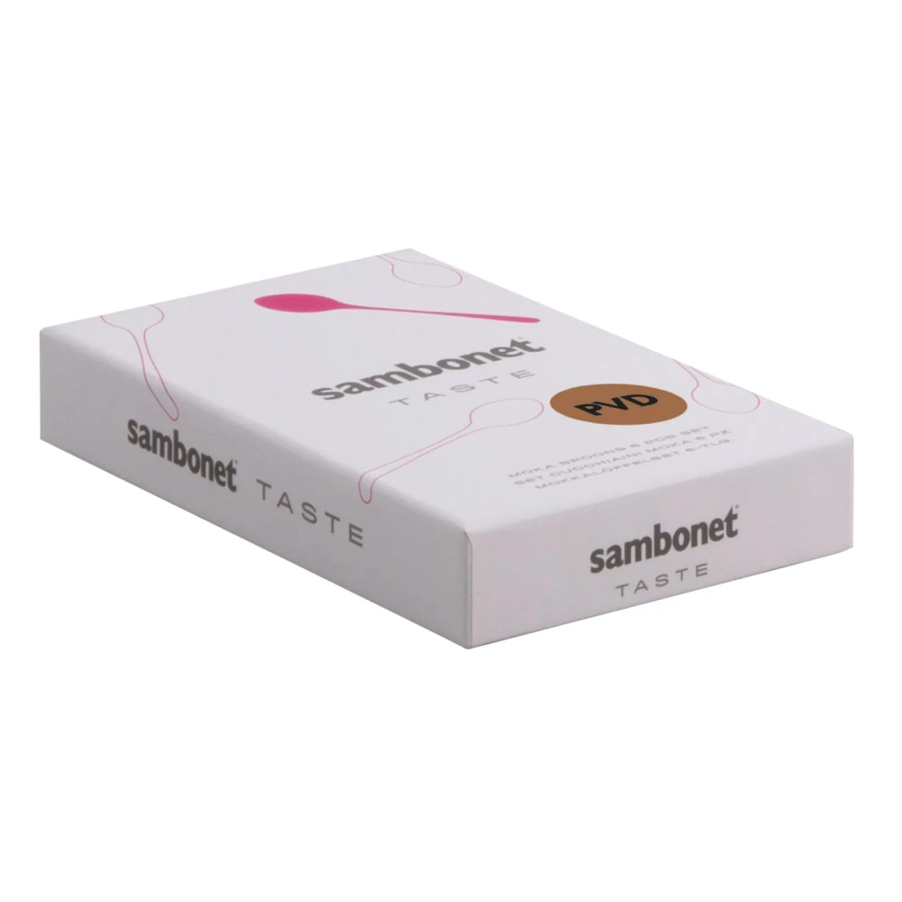 Sambonet Набор из 6 ложек для эспрессо Taste Antique PVD для шампанского 52653PA7