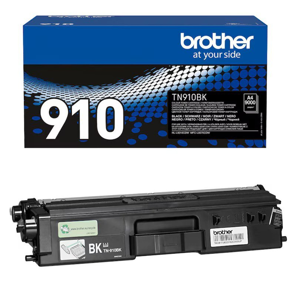 Тонер-картридж Brother TN-910BK для HLL9310CDW/MFCL9570CDW чёрный (9K)