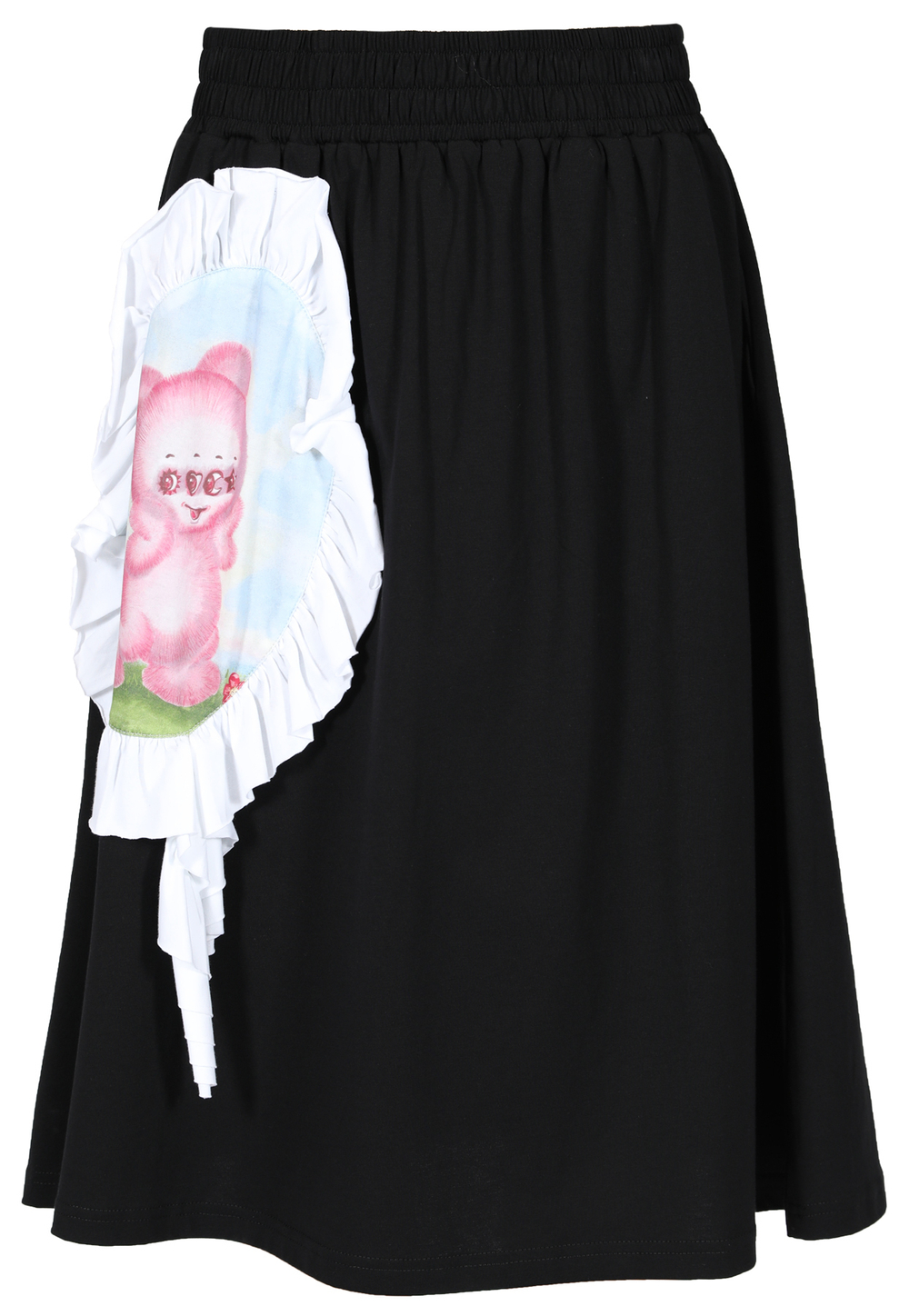 CHARLES JEFFREY LOVERBOY ЮБКА ЧЕРНАЯ RUFFLE