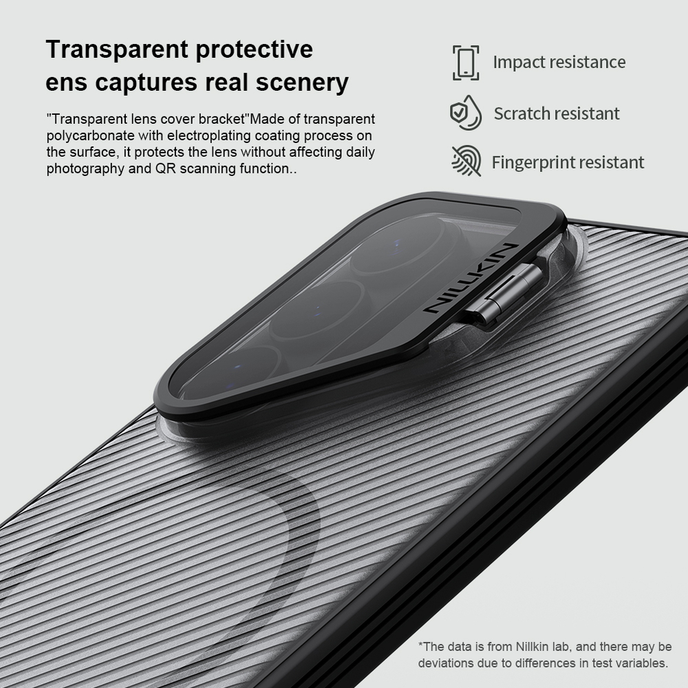 Чехол прозрачный тонированный с MagSafe на Samsung Galaxy S26 Ultra, серия CamShield Prop Magnetic (версия с прозрачной крышкой объектива) от Nillkin