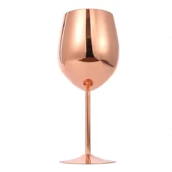 Рюмка коктейльная 530 мл "Wine" d 9,5/7,5 см h21 см нерж. медный цвет B'Guys P.L.- Barbossa