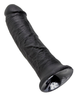 Черный фаллоимитатор с присоской King Cock 8" Cock (Цвет: черный)