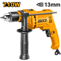 Электрическая дрель ударная 710Вт INGCO ID7108 INDUSTRIAL