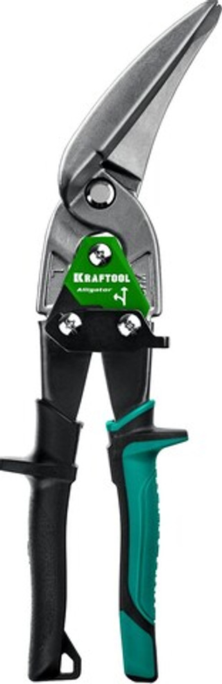 KRAFTOOL Alliator, 280 мм, левые усиленные ножницы по металлу с выносом (2328-LL)