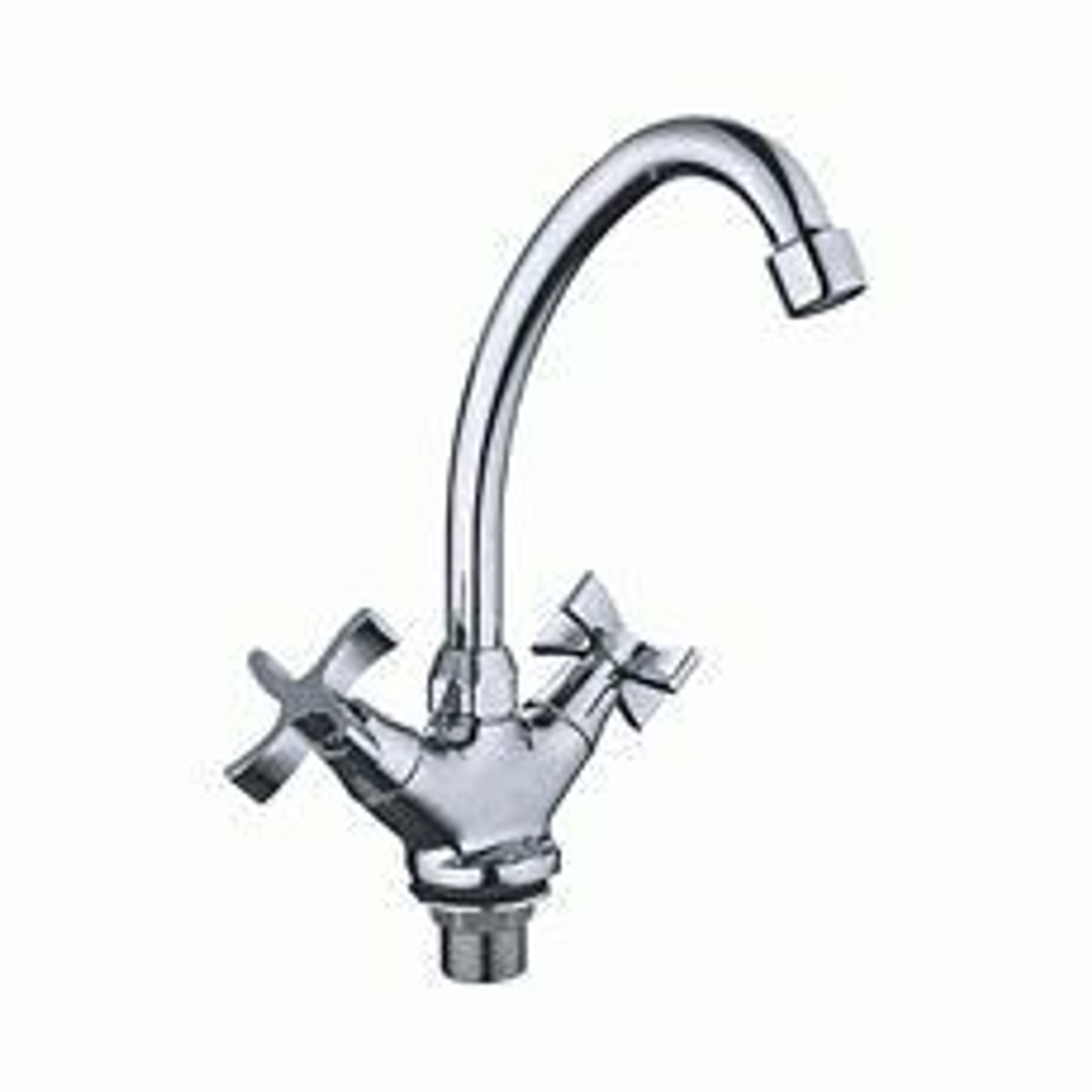 смеситель кухня LEDEME крест керамика гайка L4822