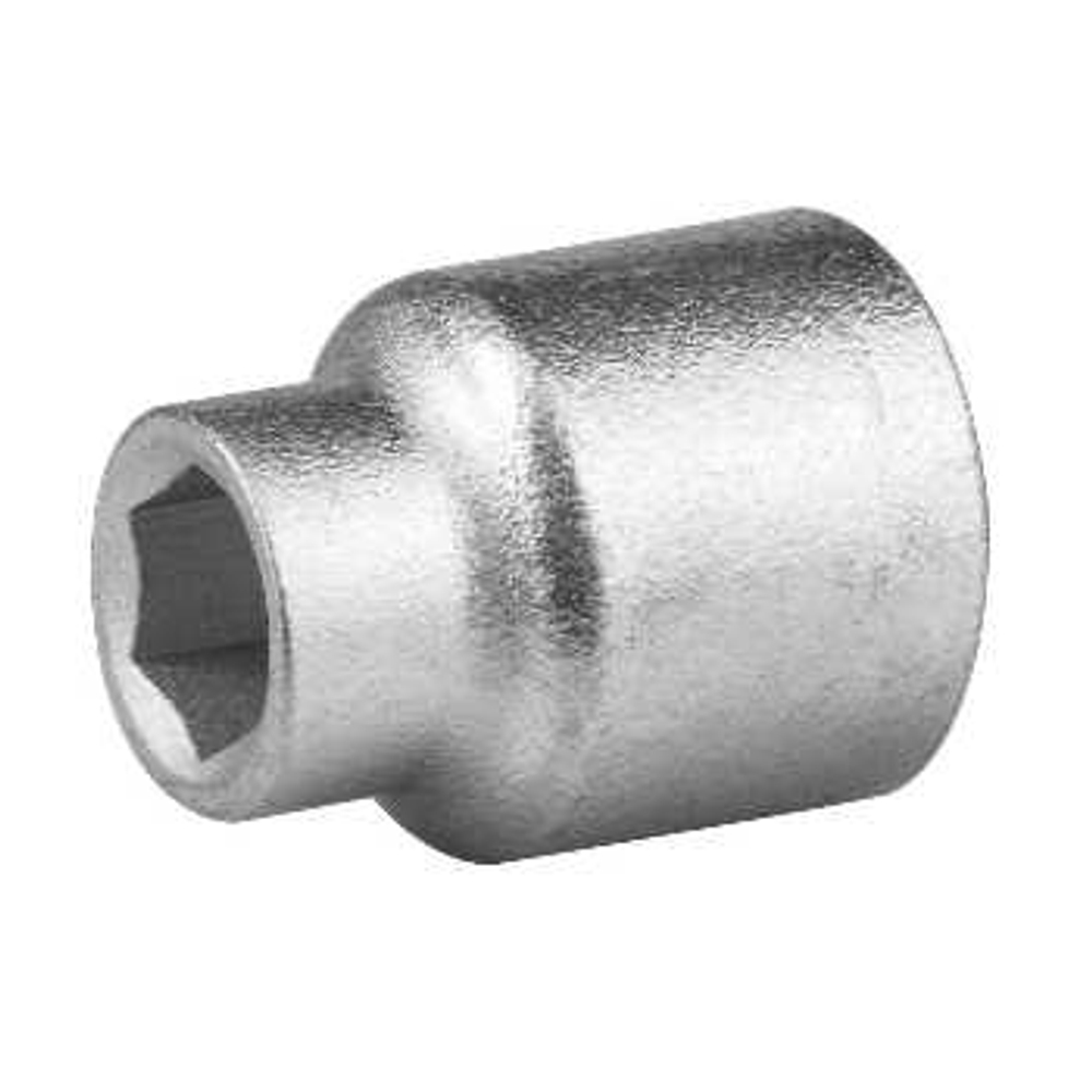 Торцовая головка 12 мм, 1/2" шестигранная оцинкованная НИЗ, 2772-12