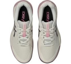 Детские теннисные кроссовки Asics Gel-Resolution X GS - soft oat/dark aubergine
