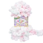 Пряжа Alize (Ализе) Puffy Color / уп.5 мот. по 100 г, 9м, 6052 секционный A
