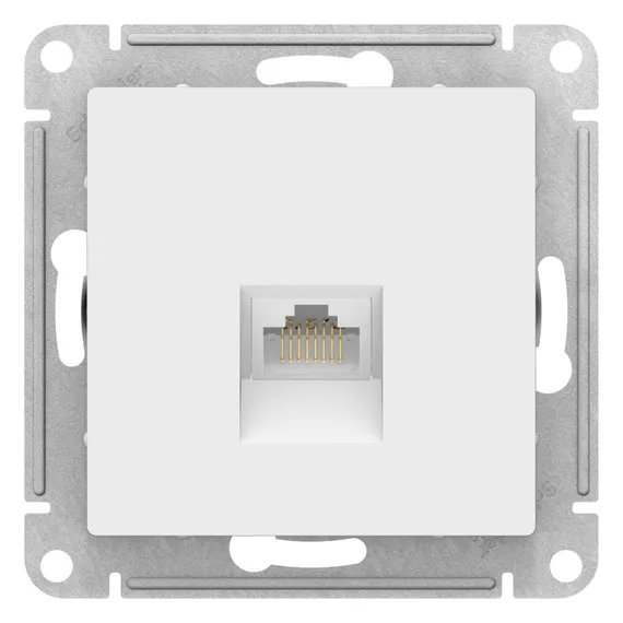 Розетка компьютерная RJ45 кат. Systeme Electric AtlasDesign Лотос ATN001386