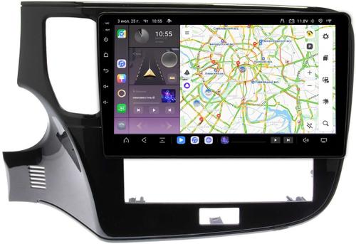 Магнитола для Mitsubishi Outlander 3 2019-2022 (прямоугольный климат) - Kuberg OL-1573 QLed, Android 13, Быстрейшая, CarPlay, SIM-слот