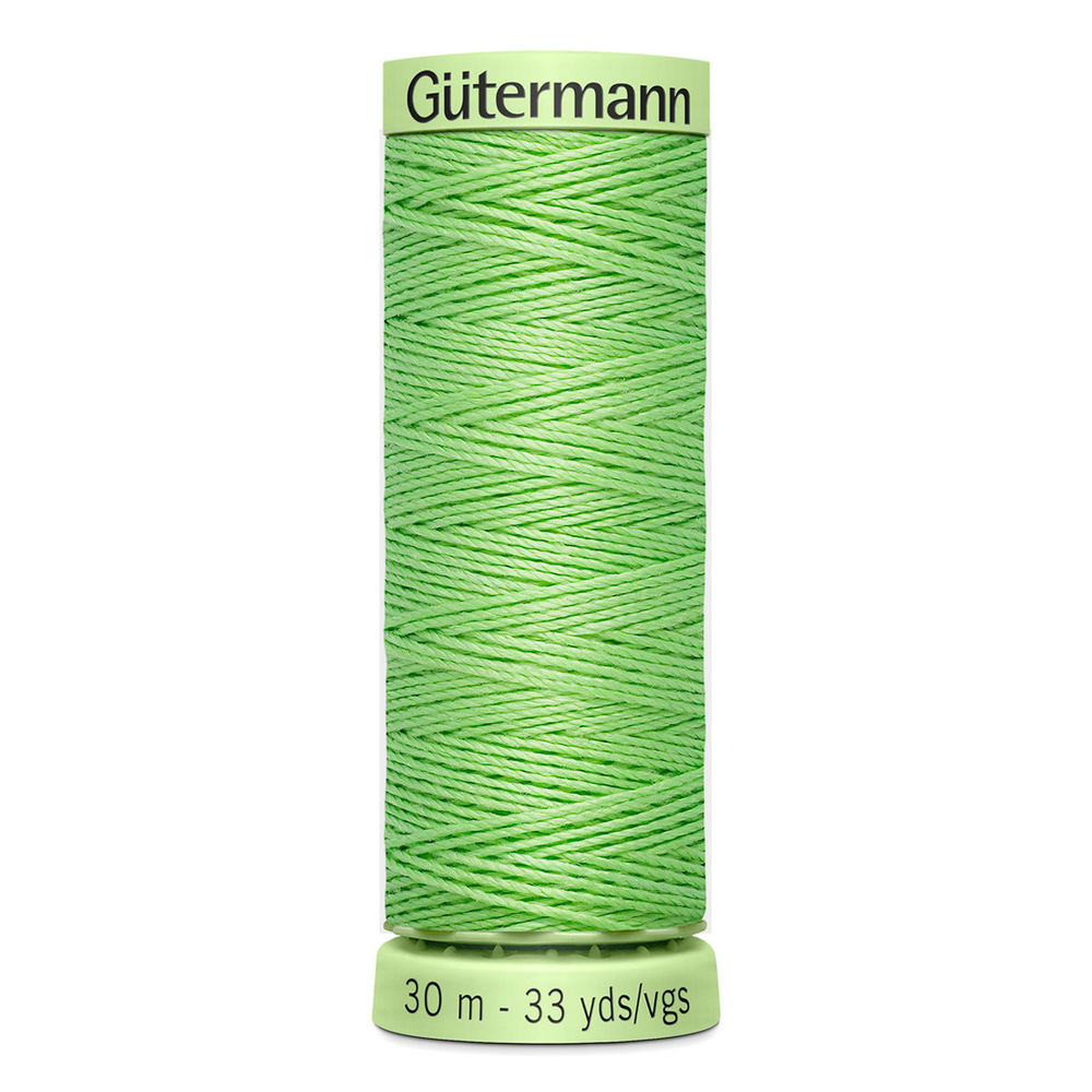 Нить Top Stitch 30/30 м для декоративной отстрочки, Gutermann, 153 салатовый