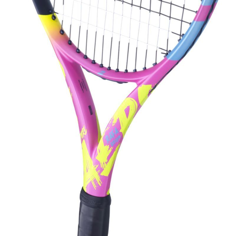 Теннисная ракетка Babolat Pure Aero RAFA Origin - yellow/pink/blue