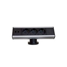 Удлинитель 102 (3 EURO + 2 USB-A) Серебро