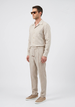 Льняной костюм Brunello Cucinelli