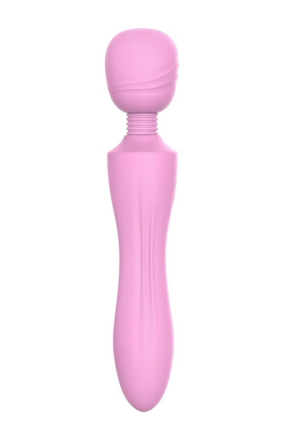 Розовый жезловый вибромассажер Pink Lady - 21,6 см.