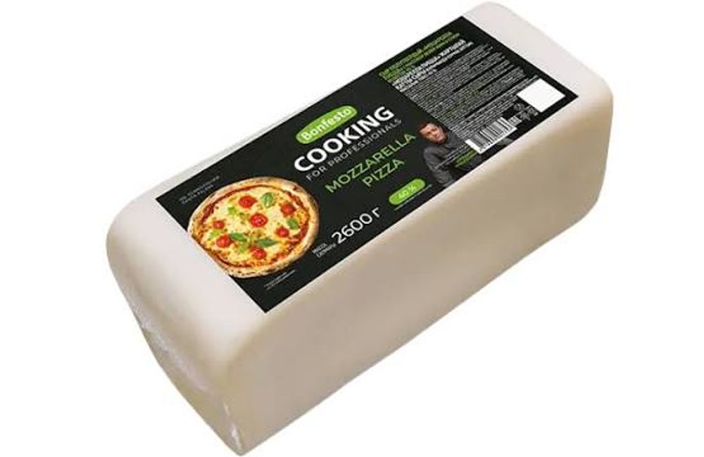Сыр Моцарелла Пицца CooKing 40% 2,6кг