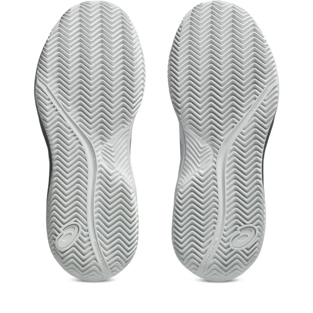 Женские теннисные кроссовки Asics Gel-Dedicate 9 Clay - white/pure silver
