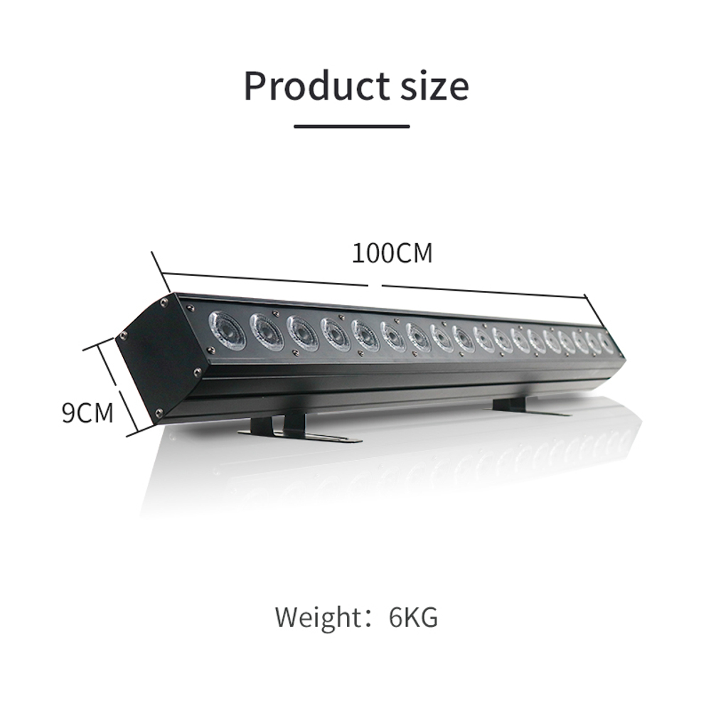 Прожектор линейного типа PL Bar 18*18w (RGBWA+UV)