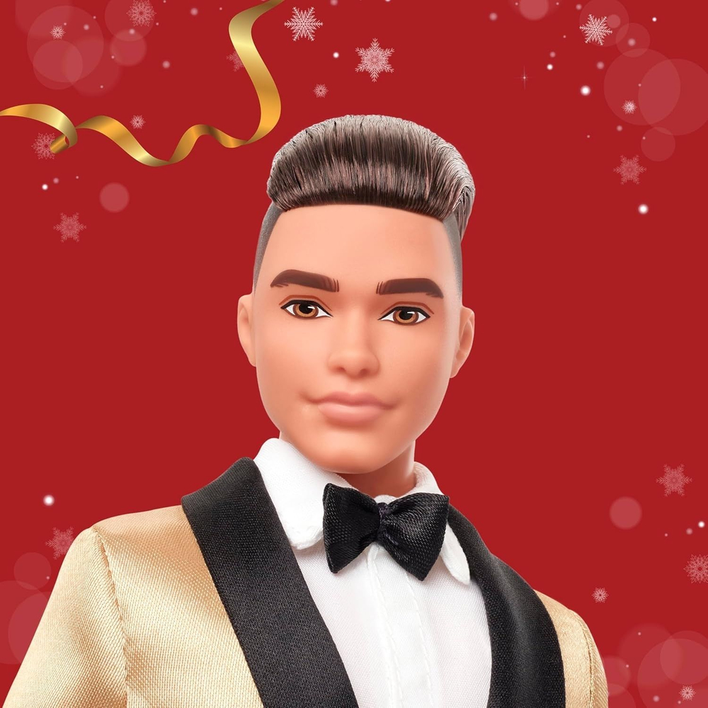 Кукла Barbie Кен Holiday 2025 Брюнет