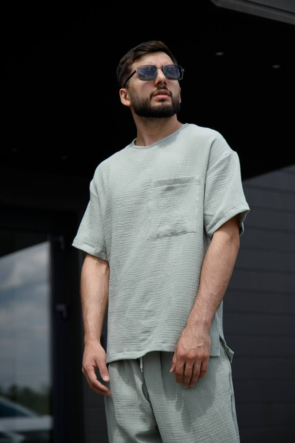 Костюм BGLS muslin фут./штаны (хаки)