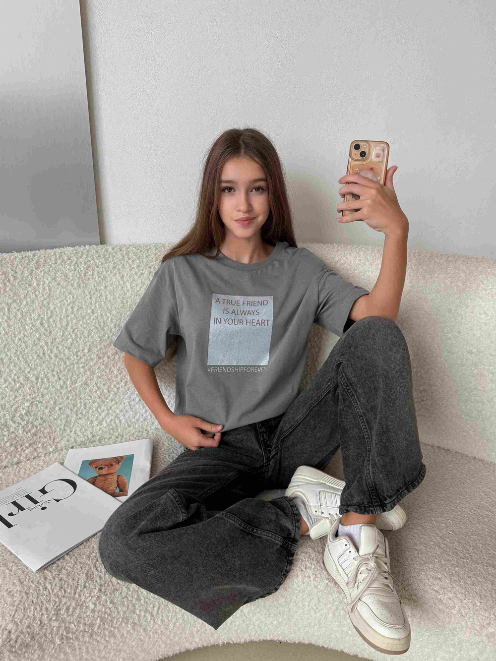 Футболка для девочки true friend