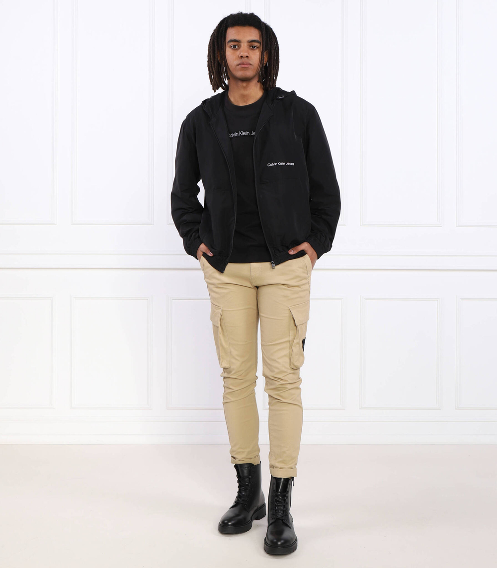 Куртка INSTITUTIONAL WINDBREAKER CALVIN KLEIN JEANS - черный(J30J323565)