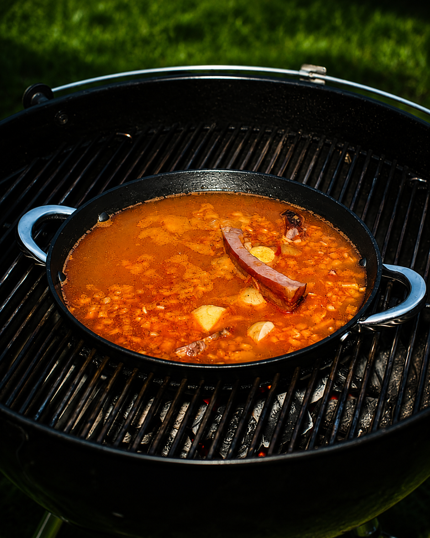 Гороховый BBQ-суп.