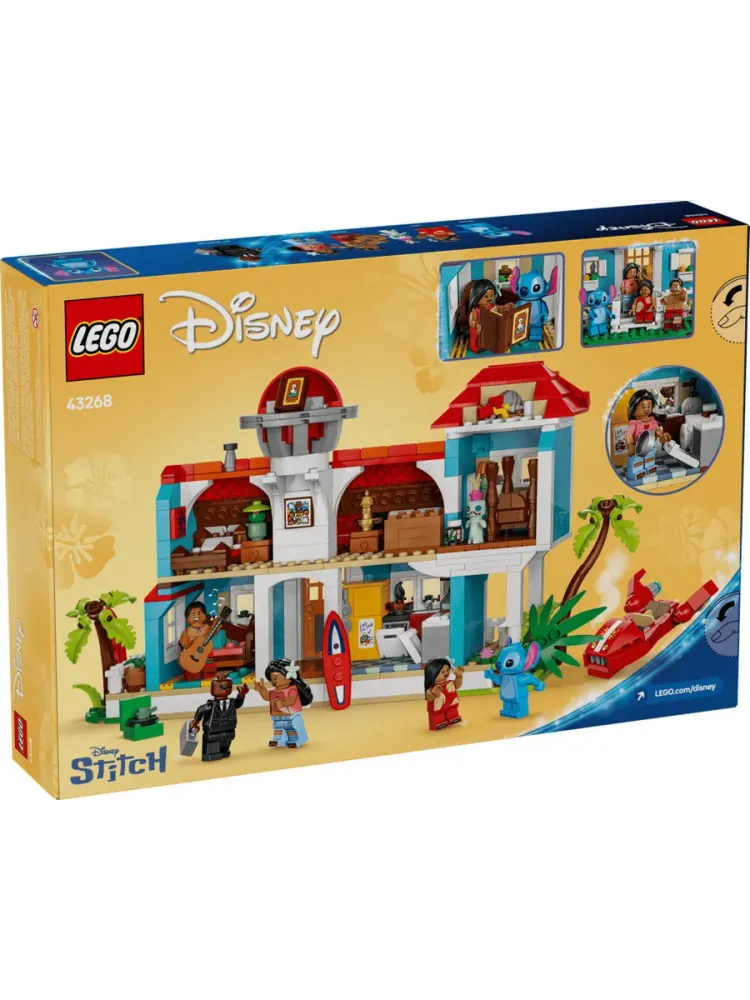 Конструктор Disney 43268 Пляжный домик Лило и Стича