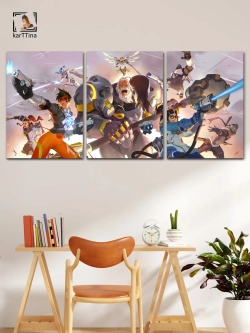 Модульная картина "Overwatch" 150х70см